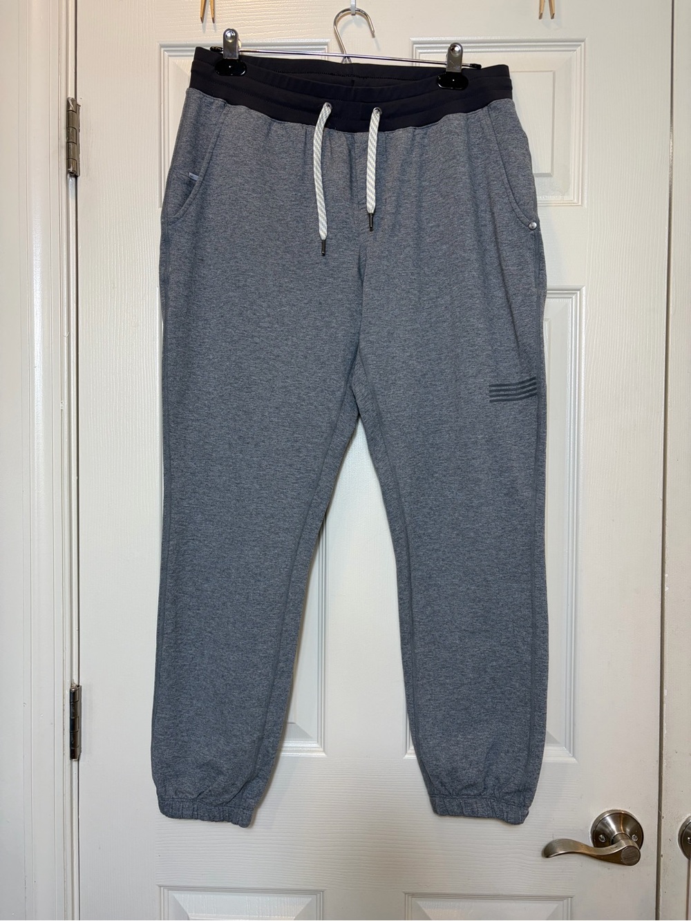 Vuori Women’s Laguna French Terry Lounge Pants Size Large Gray W/pockets